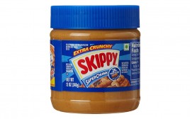 Skippy Extra Crunchy Super Chunk Peanut Butter   Plastic Jar  340 grams